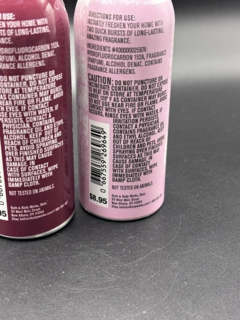Bath Body & Works 2 Pack Concentrated Room Sprays 1.5 oz Christmas Orange Rose - Picture 12 of 16